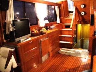 Interieur du bateau Tiki Dive